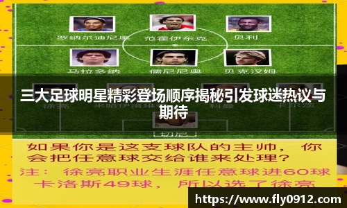 三大足球明星精彩登场顺序揭秘引发球迷热议与期待
